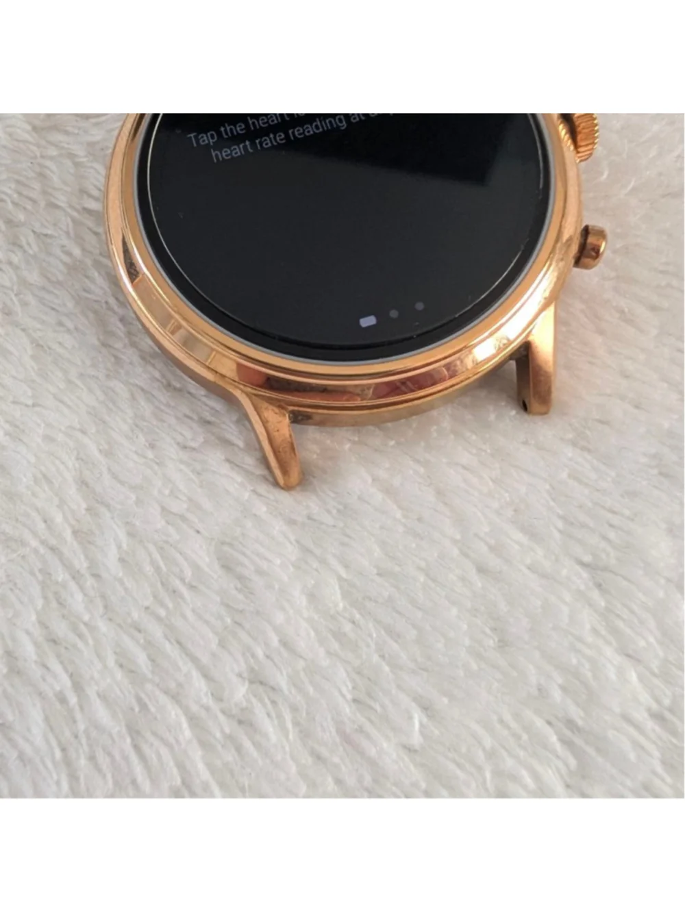 Fossil Julianna HR Rose Gold Black Smartwatch